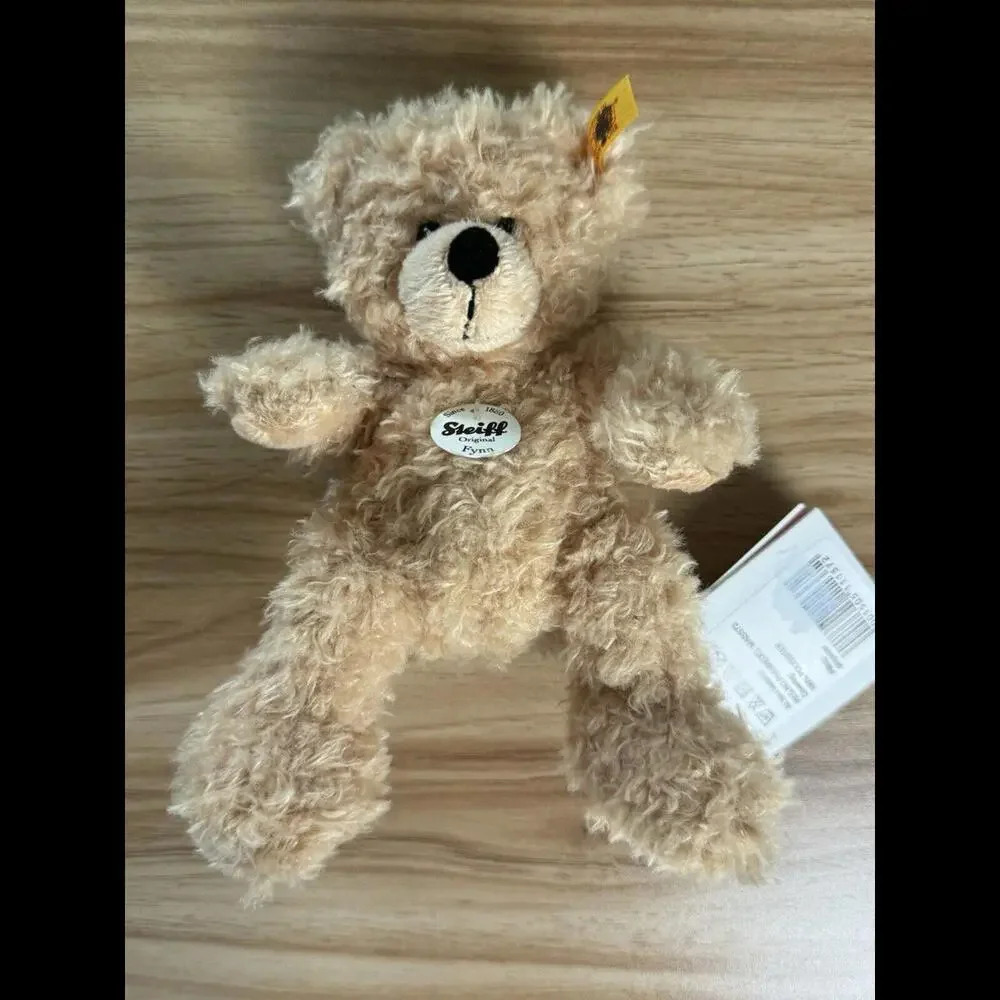 Plush Animal Toy Fynn Teddy Bear, 7" Beige
